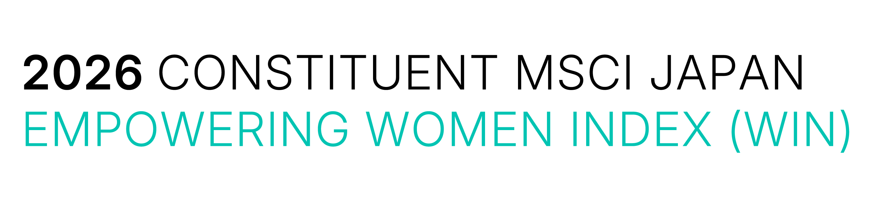 MSCI Japan Empowering Women Index(WIN)